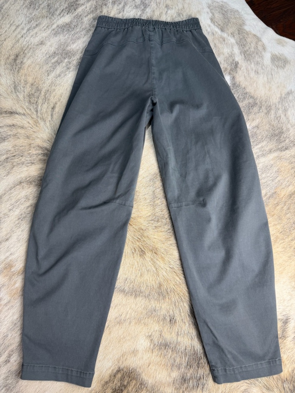 OSKA Hose Birga Charcoal Barrel Leg Pants Architectural Pull-On Trousers Size 0 - Picture 13 of 14